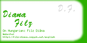 diana filz business card